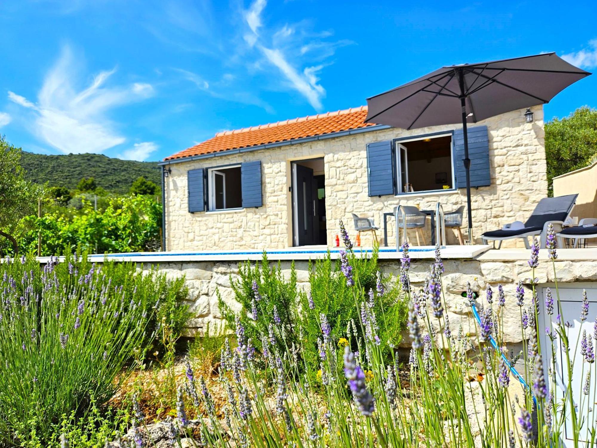 Вилла Stone House In Vineyard Рачишче Экстерьер фото